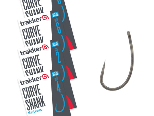 Curve Shank Hooks Barbless