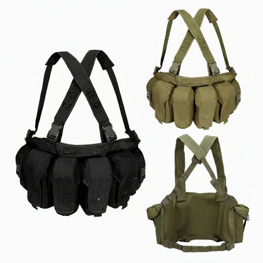 AK Chest Tactical Vest, Military Tactical Chest Rig,Tactical Vest with Multi-Pockets