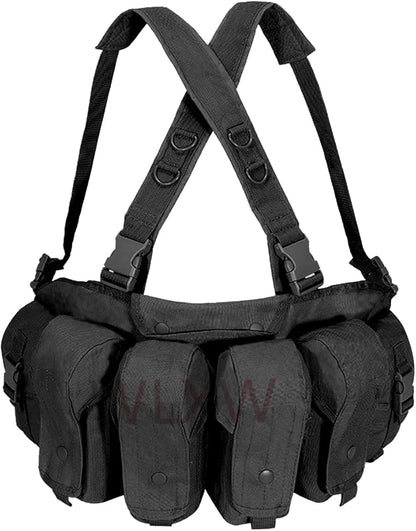 AK Chest Tactical Vest, Military Tactical Chest Rig,Tactical Vest with Multi-Pockets