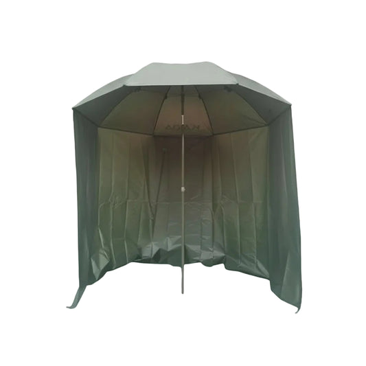 Umbrella with zip side panel